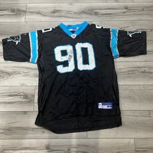 Julius Peppers Carolina Panthers Black Jersey Reebok Size Men’s Large